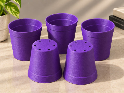 Mini Propagation Pots - Pack of 2 with drainage holes